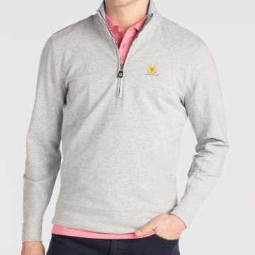 2024 PRESIDENTS CUP RUSSEL QUARTER ZIP - B.Draddy GREY HEATHER / SML 2024 PRESIDENTS CUP RUSSEL QUARTER ZIP